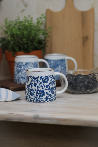 Azul Blue Patterned Mug