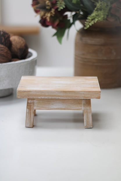 Natural Mini Rustic Styling Bench