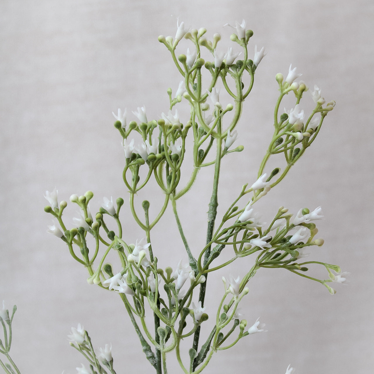 Faux White Gypsophila Spray