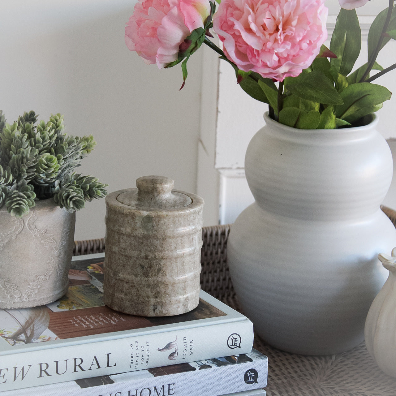 Parnham Marble Jar with Lid