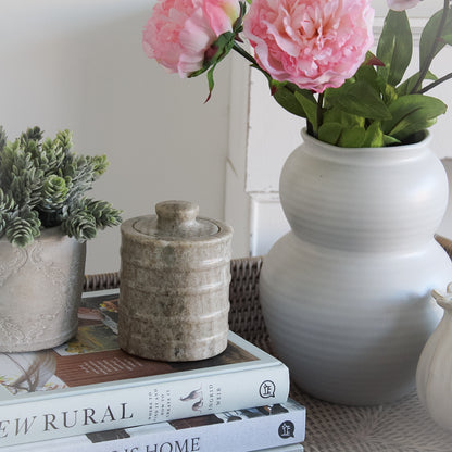 Parnham Marble Jar with Lid