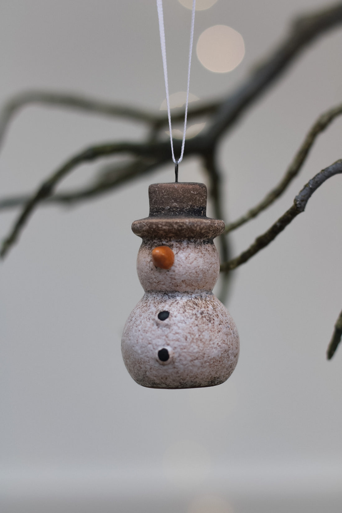 Ceramic Snowman Tree Hanger