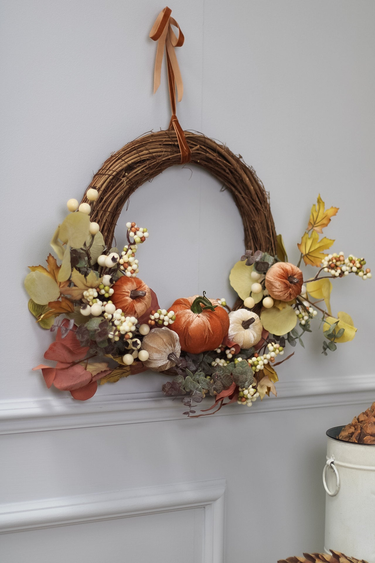 Autumn Pumpkin Wreath