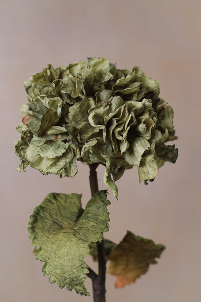 Faux Sage Dried Touch Ruffle Hydrangea