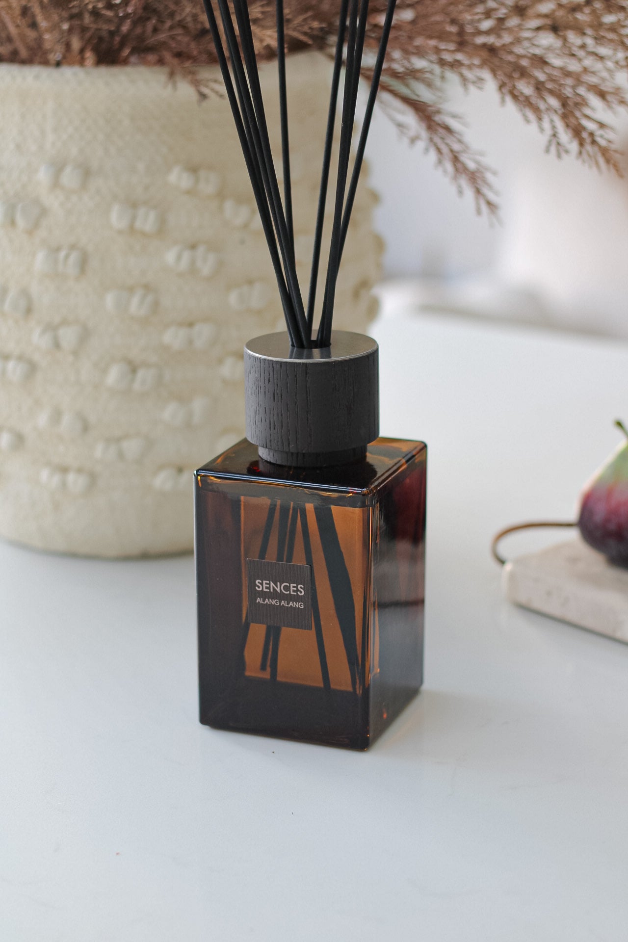 Reed diffuser in kitchen