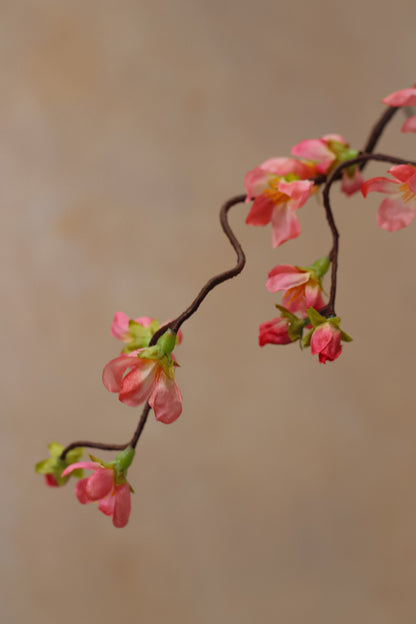 Faux Rosewood Weeping Cherry Blossom Branch