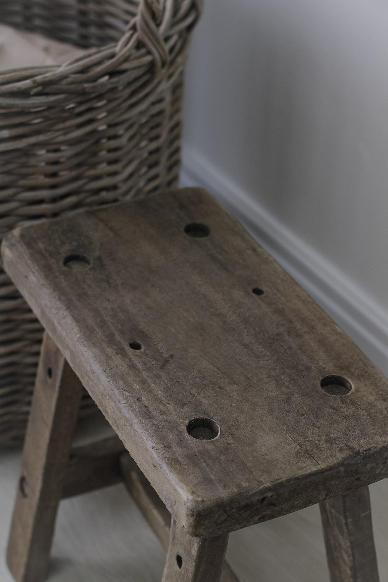 Rustic Wooden Stool