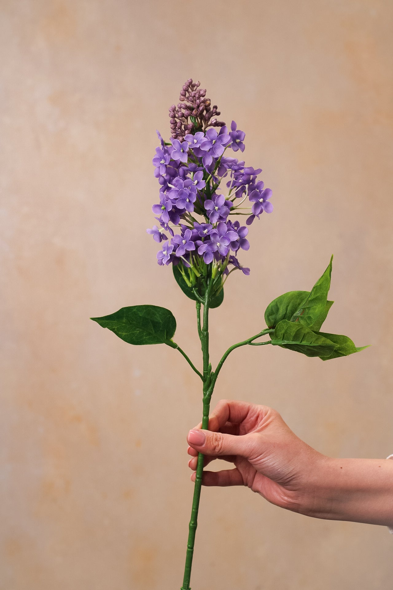 Faux Purple Lilac Stem