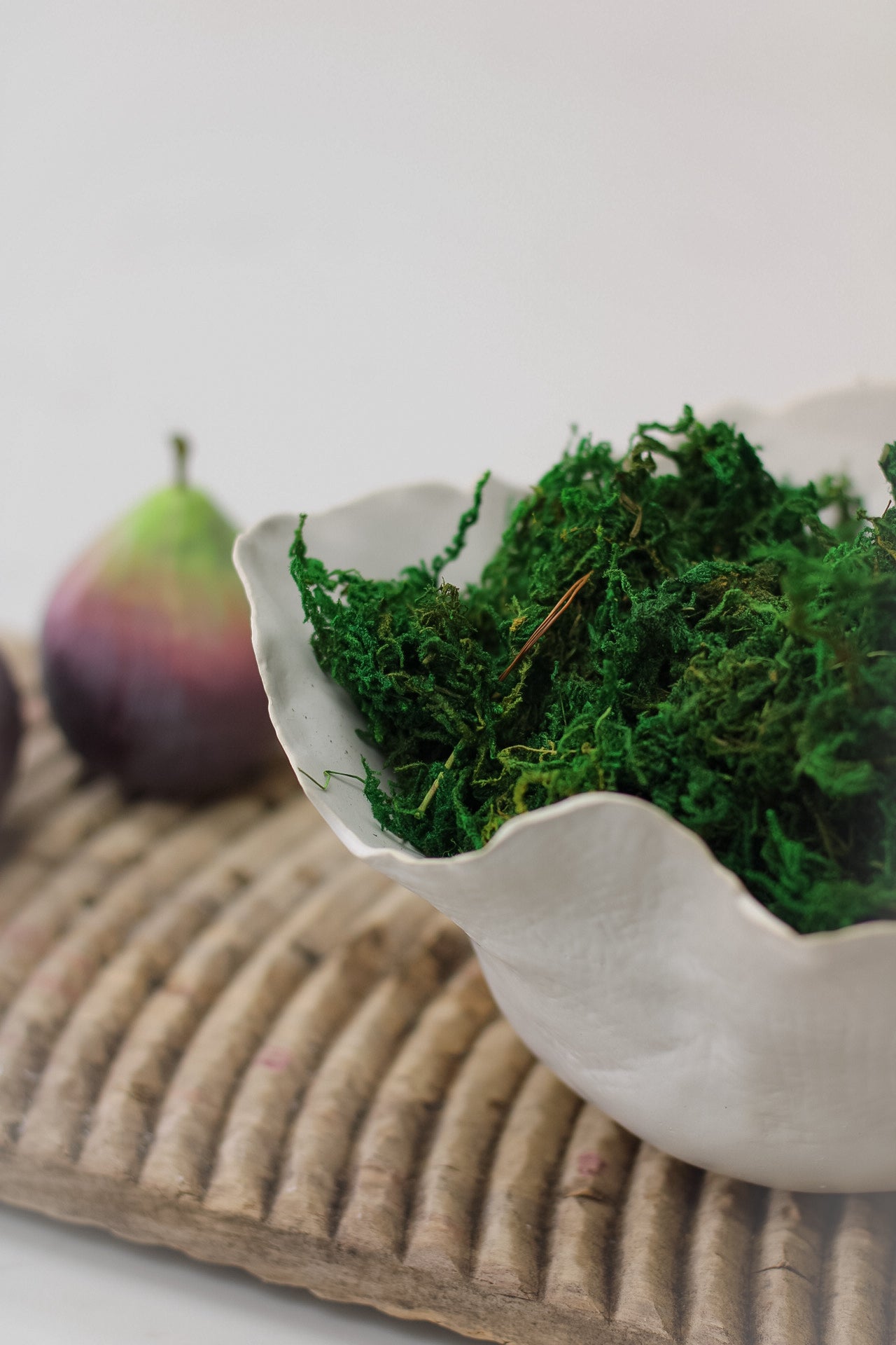 ceramic bowl of Real Natural Moss