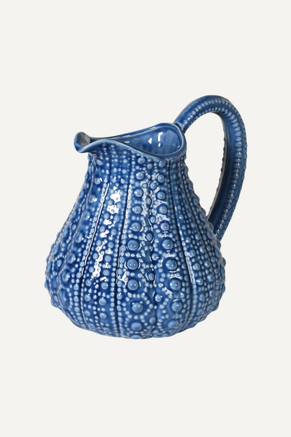 Blue Porcelain Urchin Jug