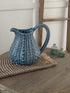 Blue Porcelain Urchin Jug