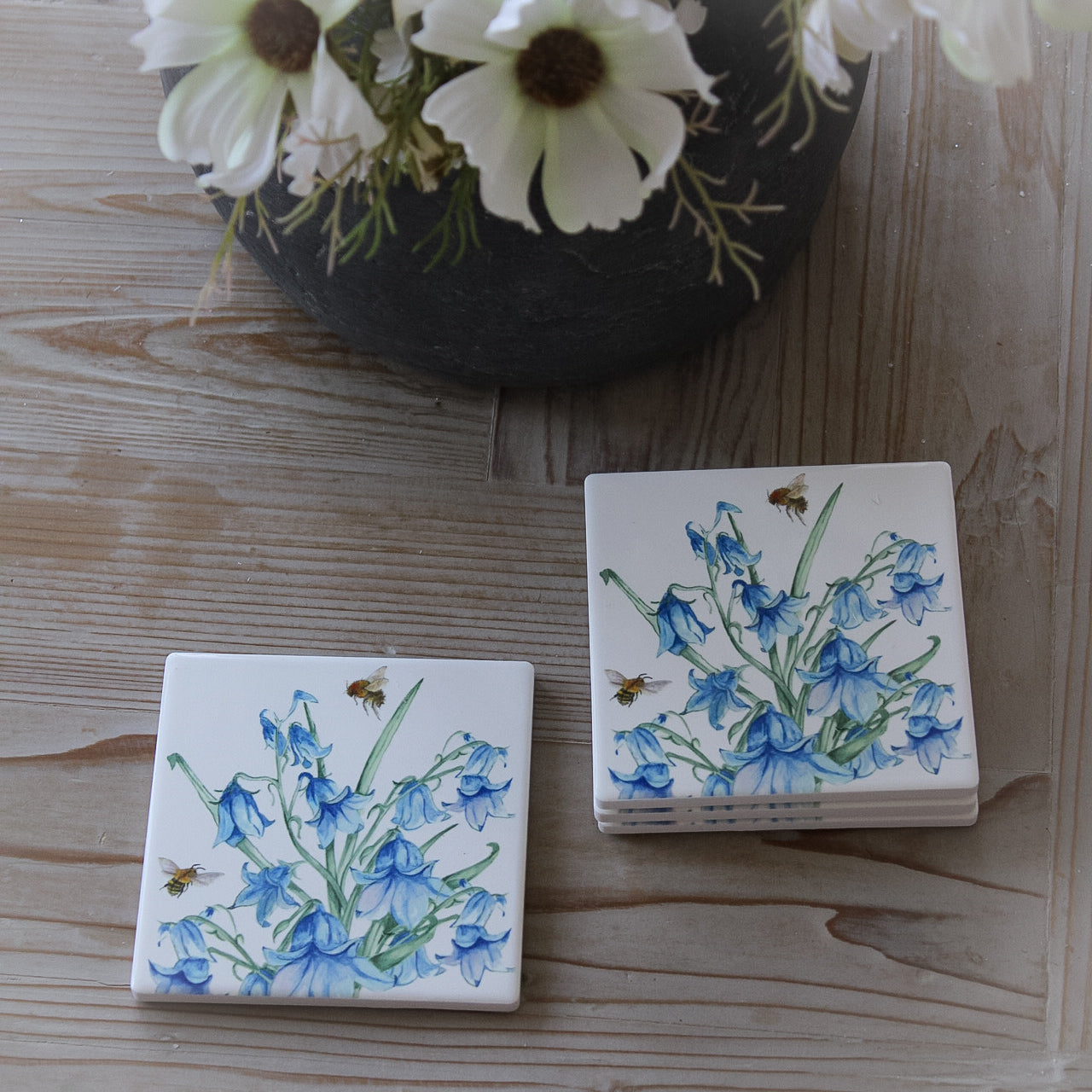 Bluebells Ceramic Coasters