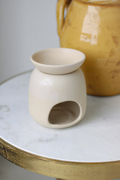 Blushed Stone Ceramic Wax Burner