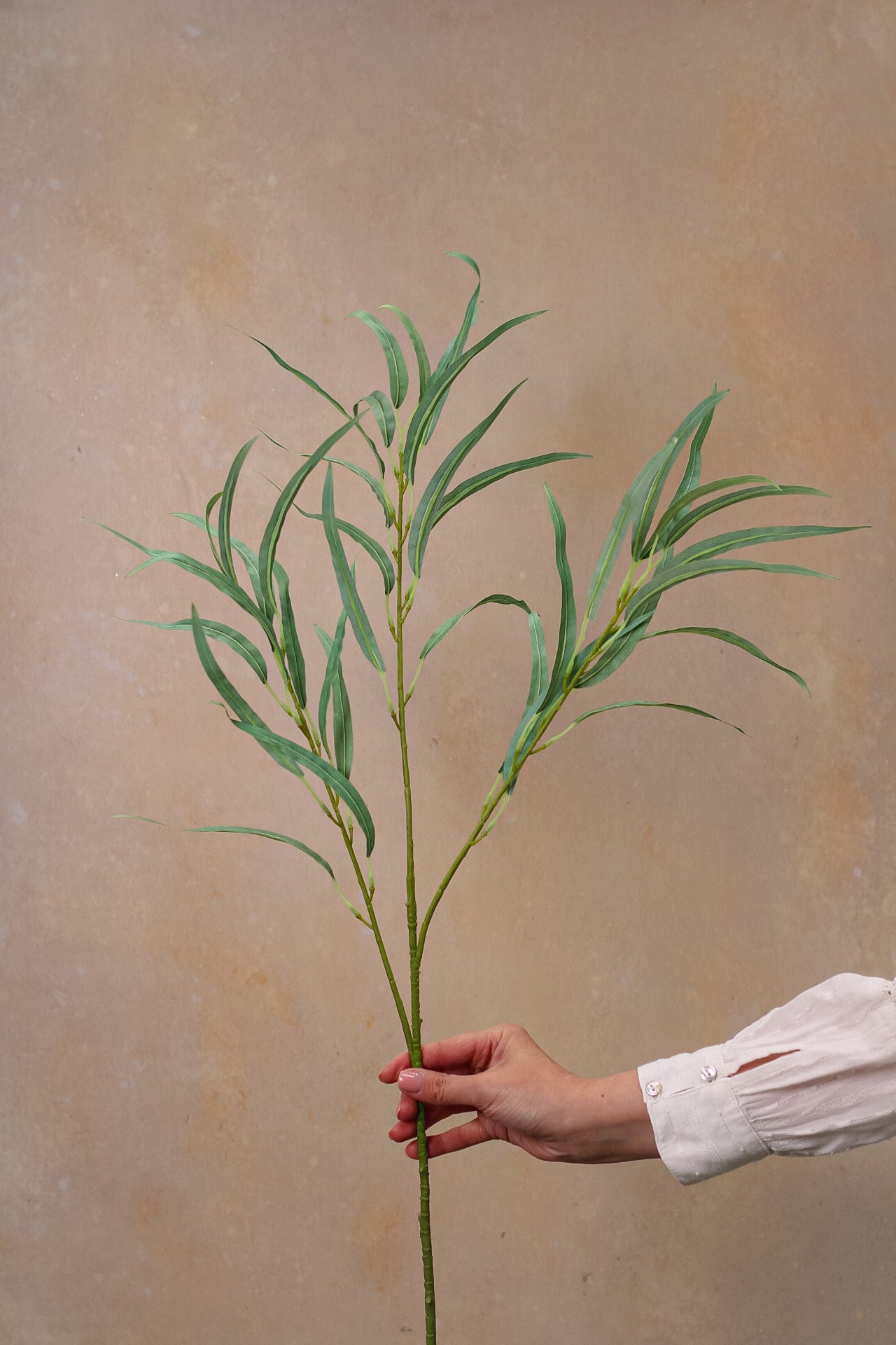 Faux Long Leaf Eucalyptus Stem