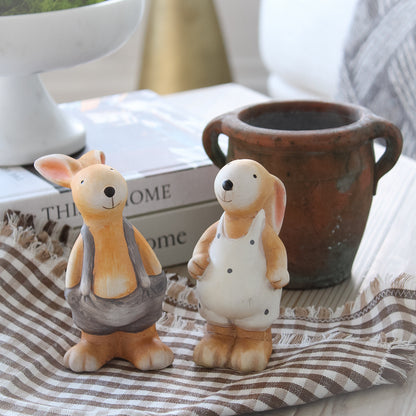 Rustic Bunnies | Set of 2