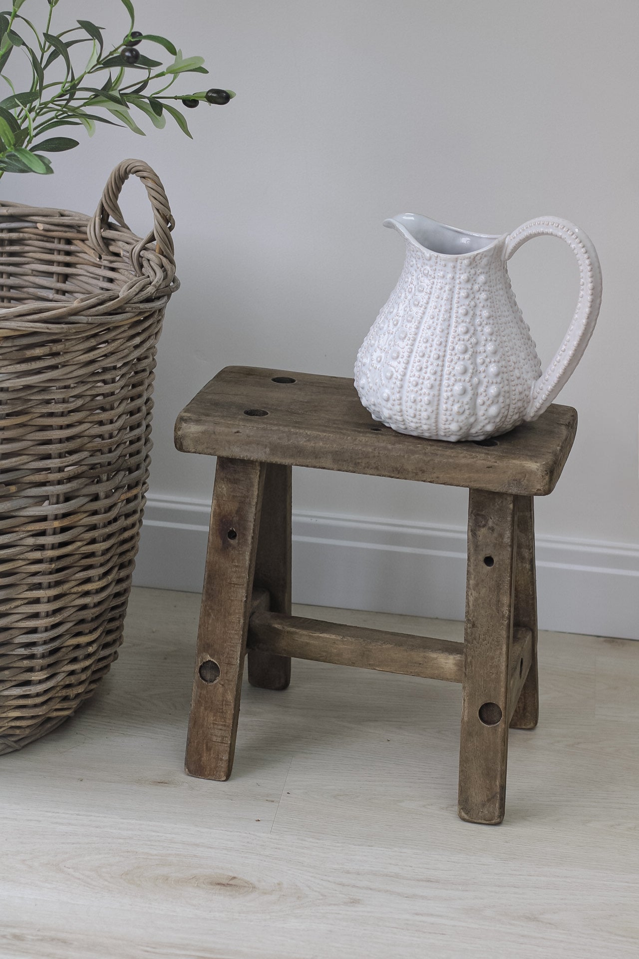 Rustic Wooden Stool