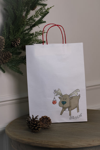 Dancer Reindeer Gift Bag