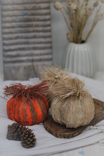 Hessian Pumpkins