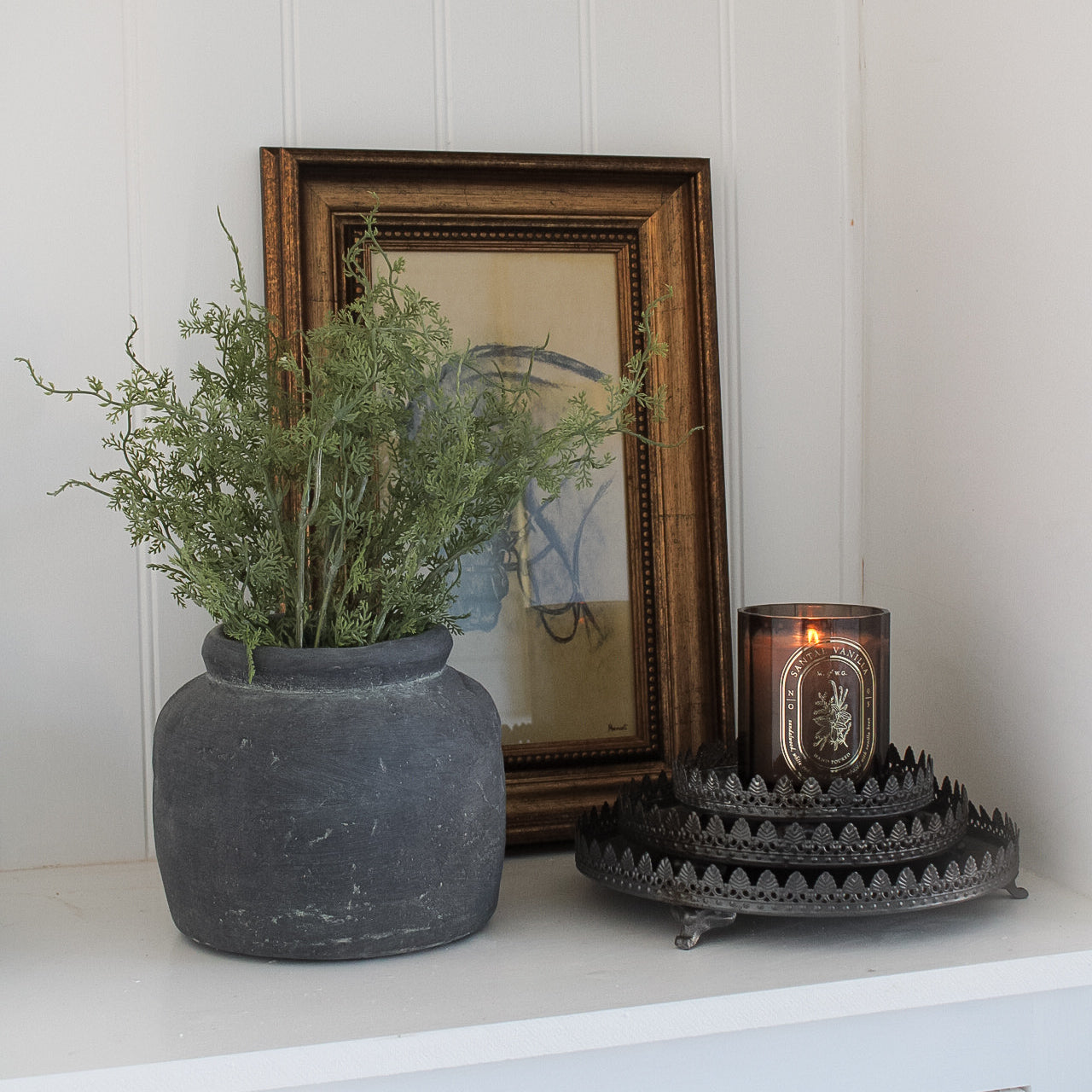 Faux Wispy Asparagus Fern Bunch