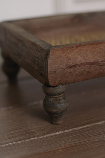 Rustic Wooden Tray on Feet