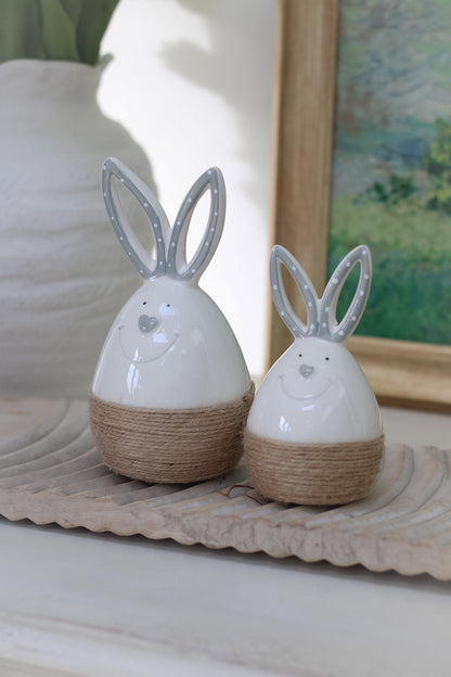 Ceramic Bunny Egg