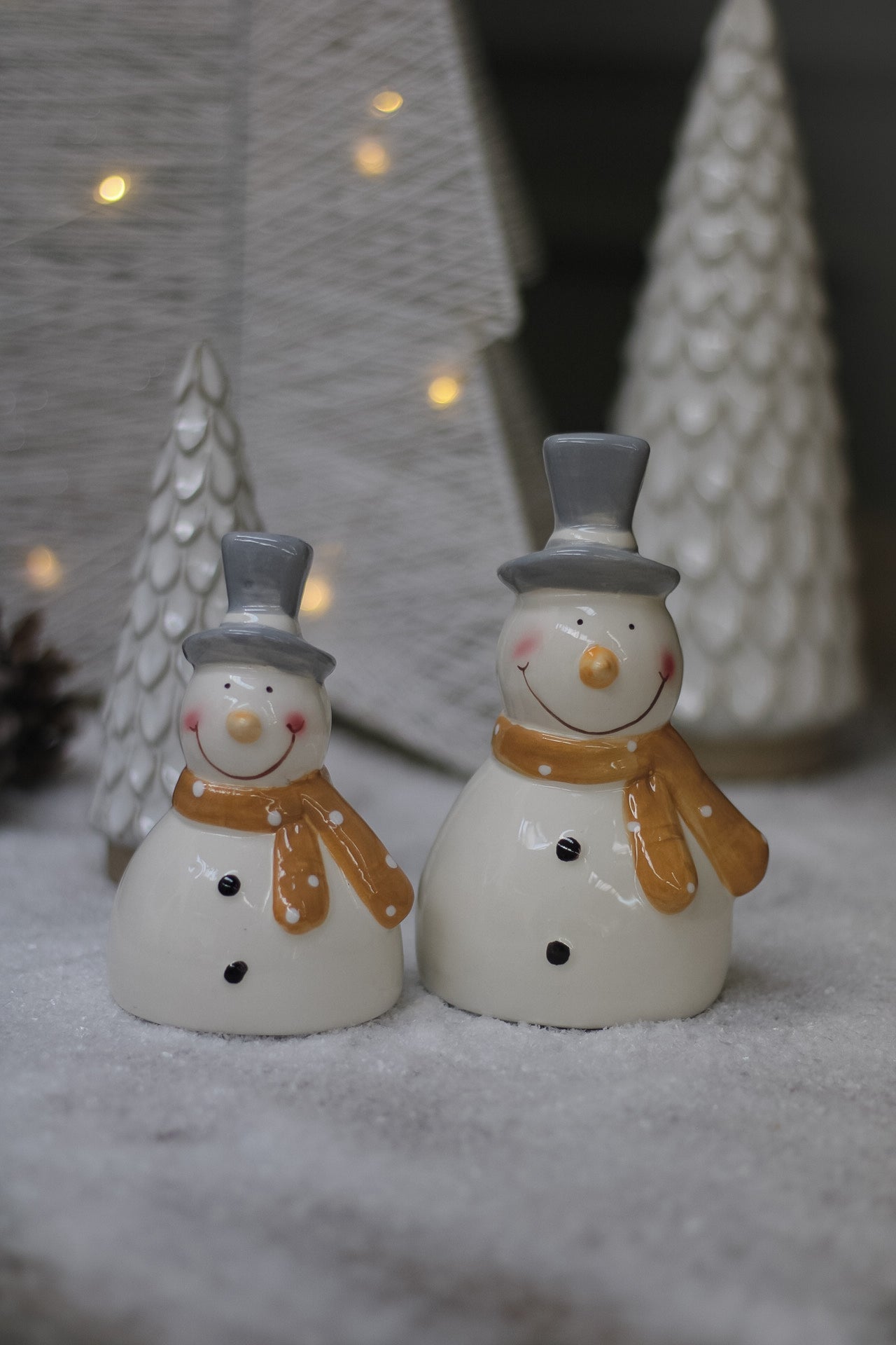 Ceramic Snowmen