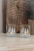 Christmas Tree Glass Votives  001