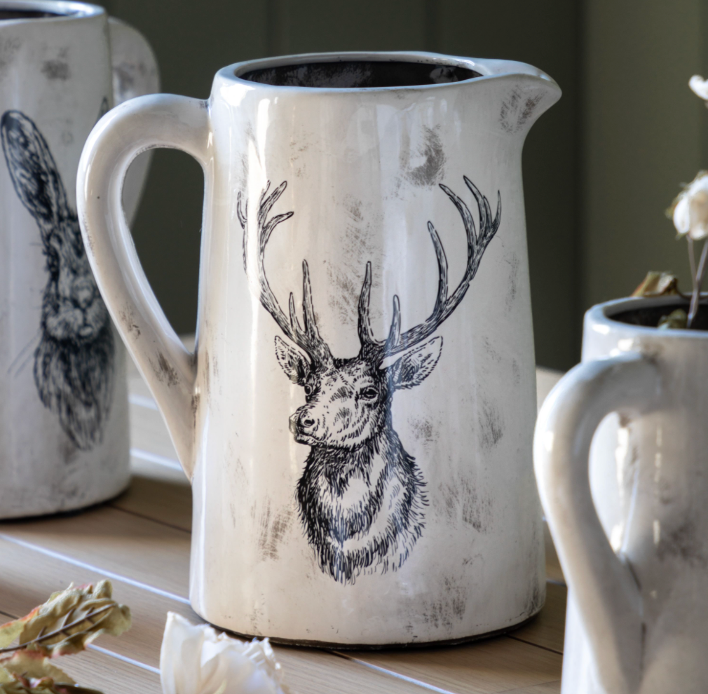 Rustic Country Stag Pitcher