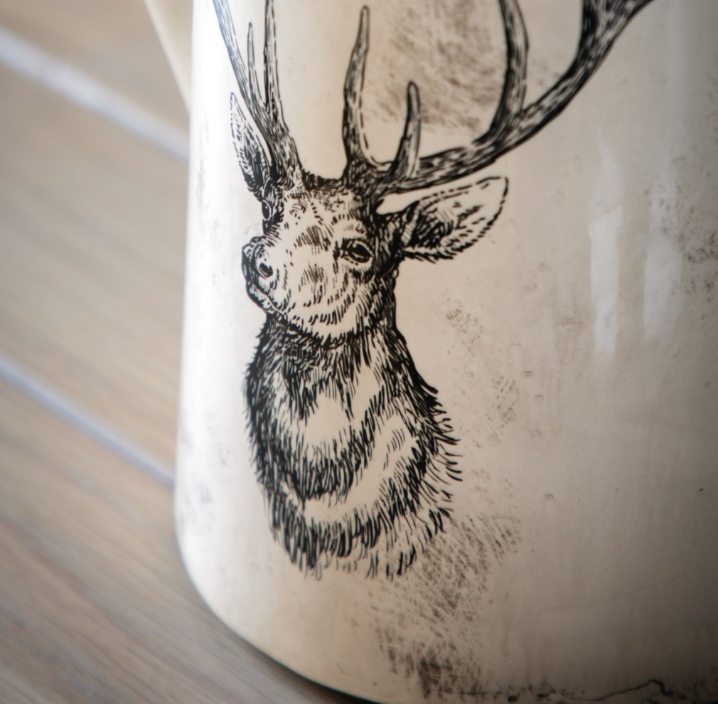 Rustic Country Stag Pitcher