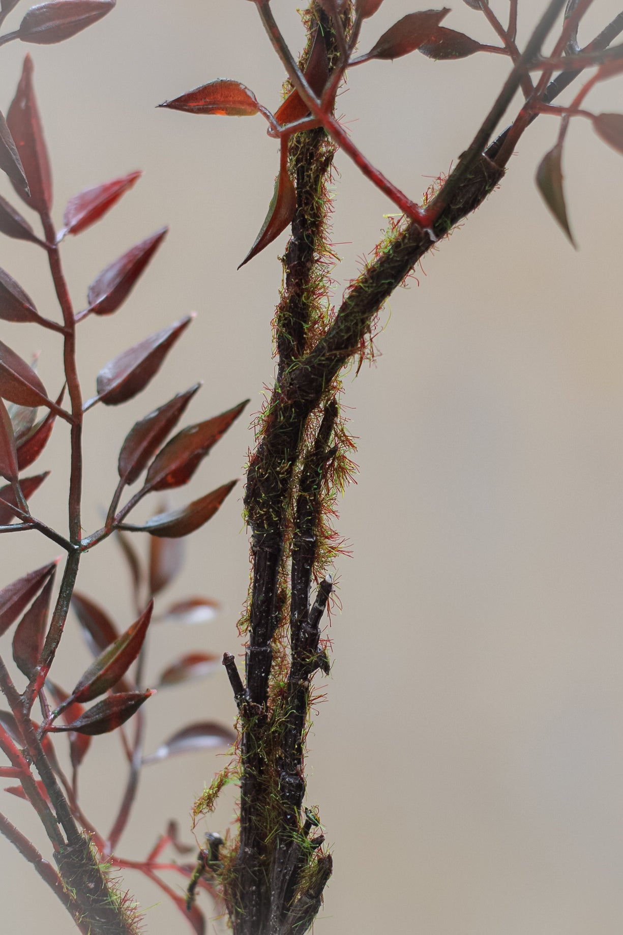 Faux Autumnal Leaf Spray