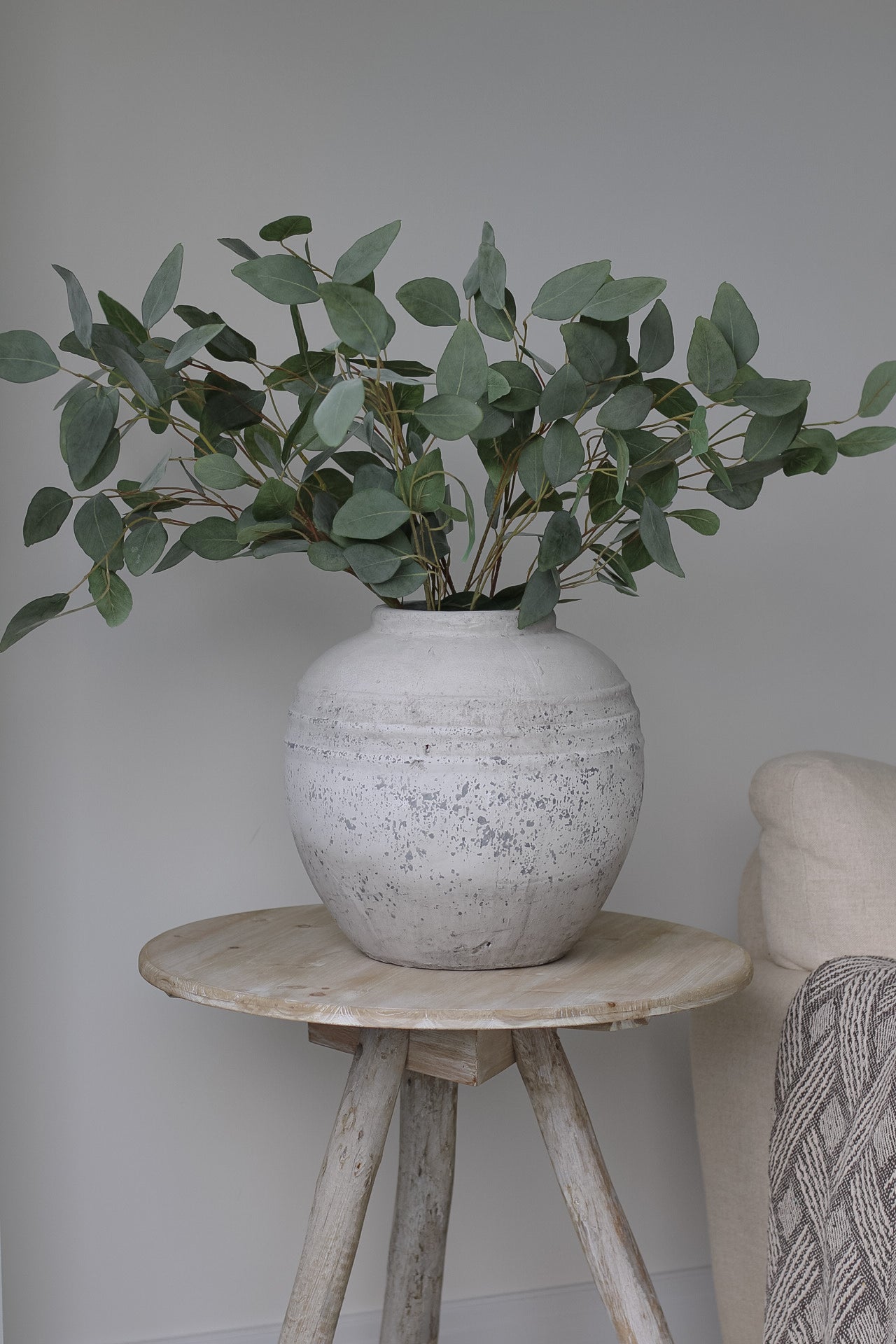 Belmont Distressed Stone Vase