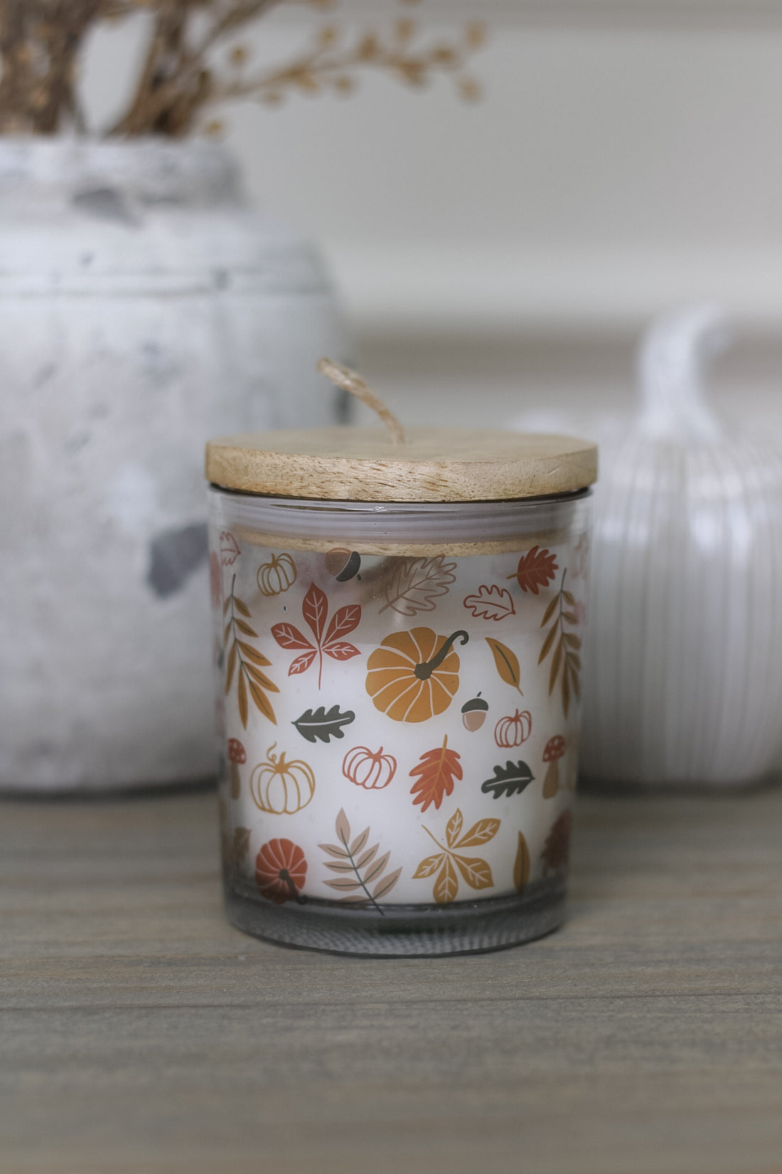 Vanilla Autumn Leaves Scented Candle