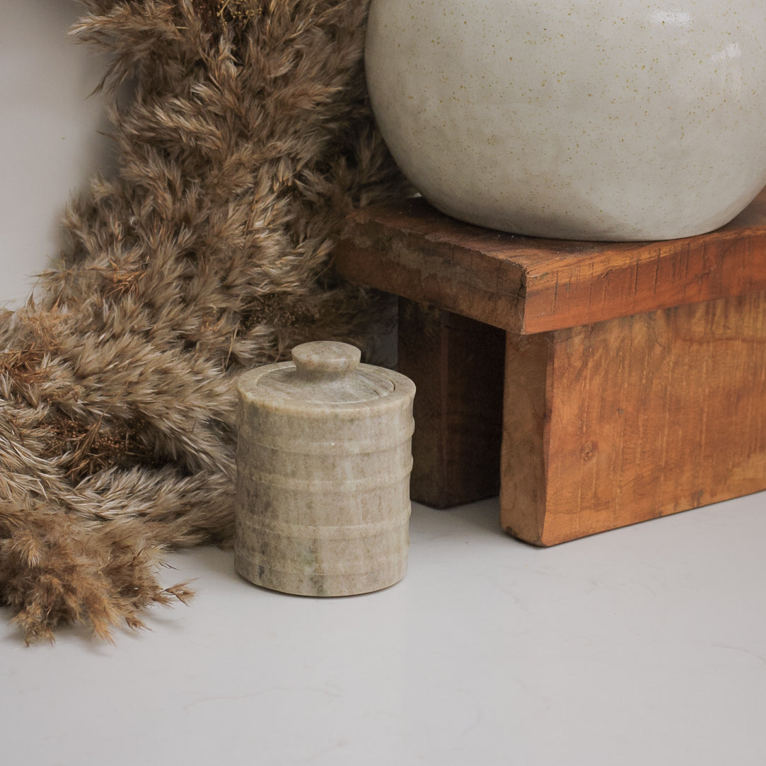 Parnham Marble Jar with Lid