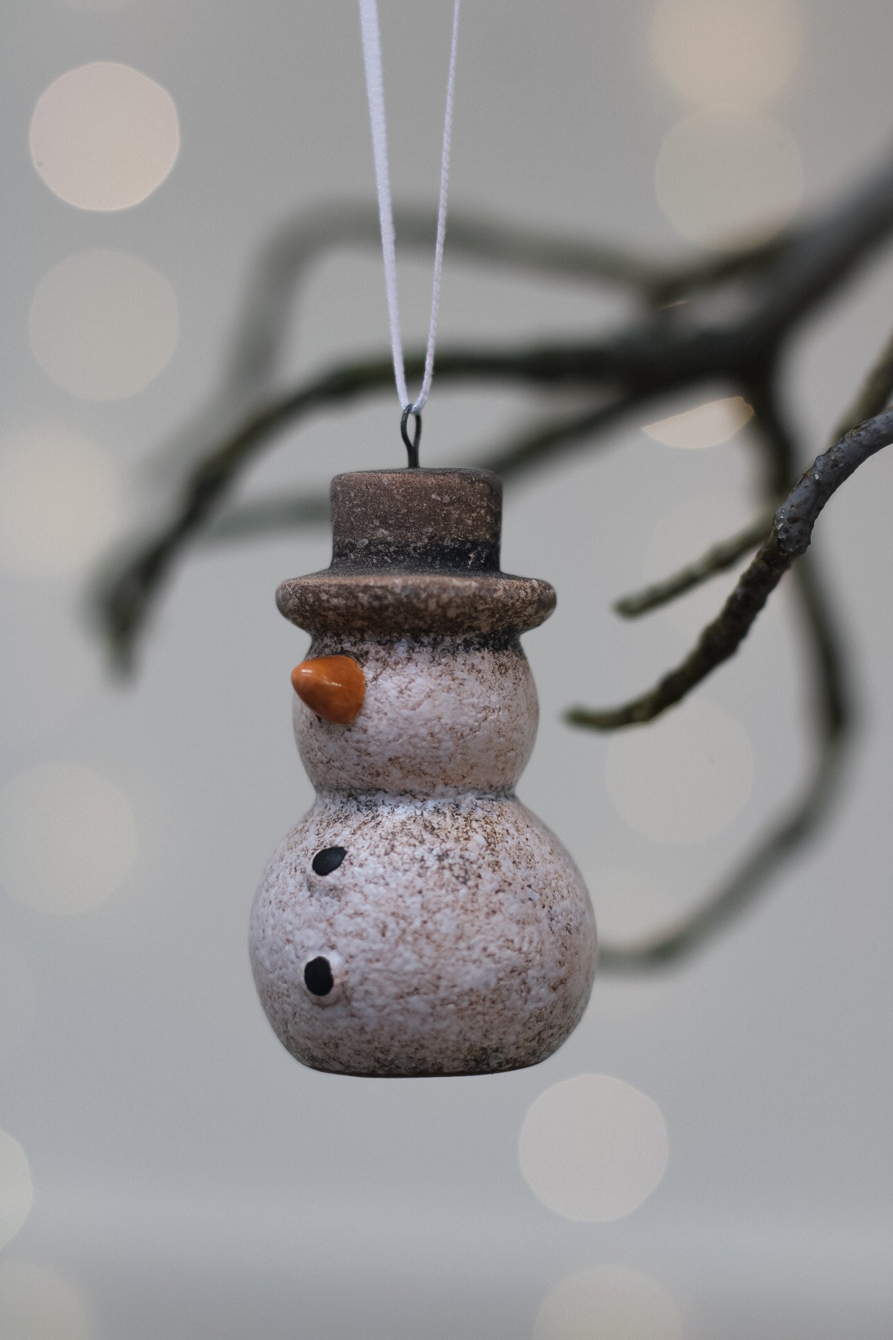 Ceramic Snowman Tree Hanger