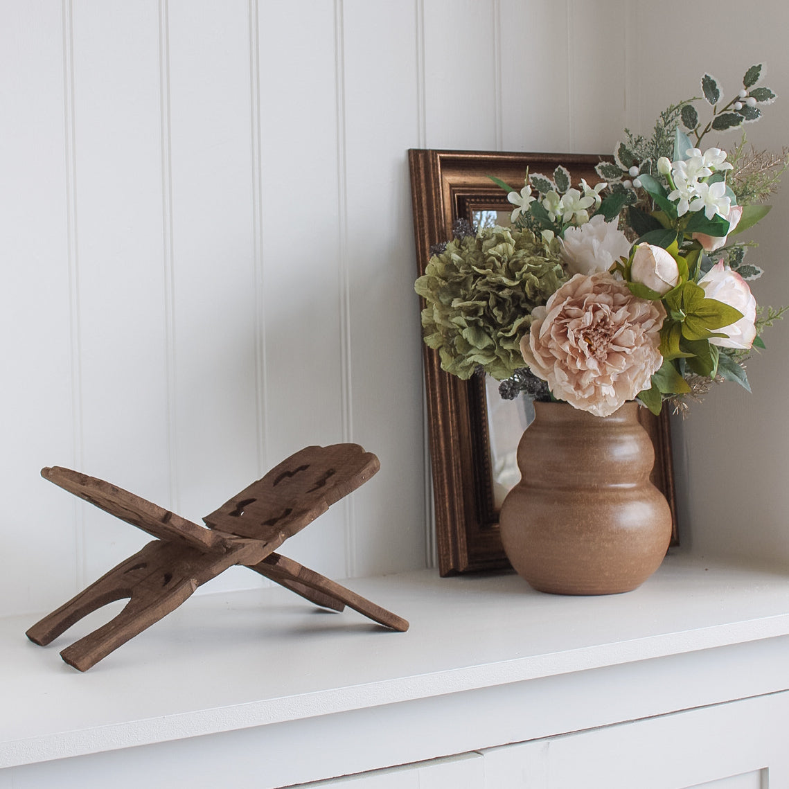 Reclaimed Wooden Book Stand