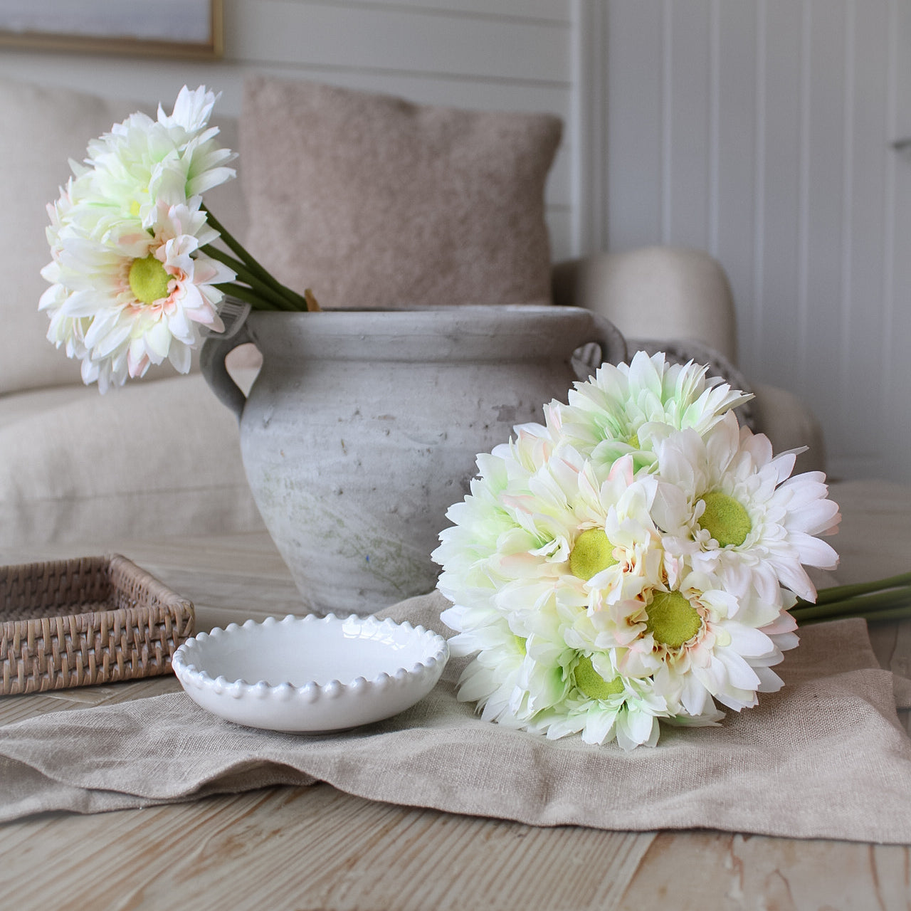 Faux Soft Pastel Gerbera Bunch