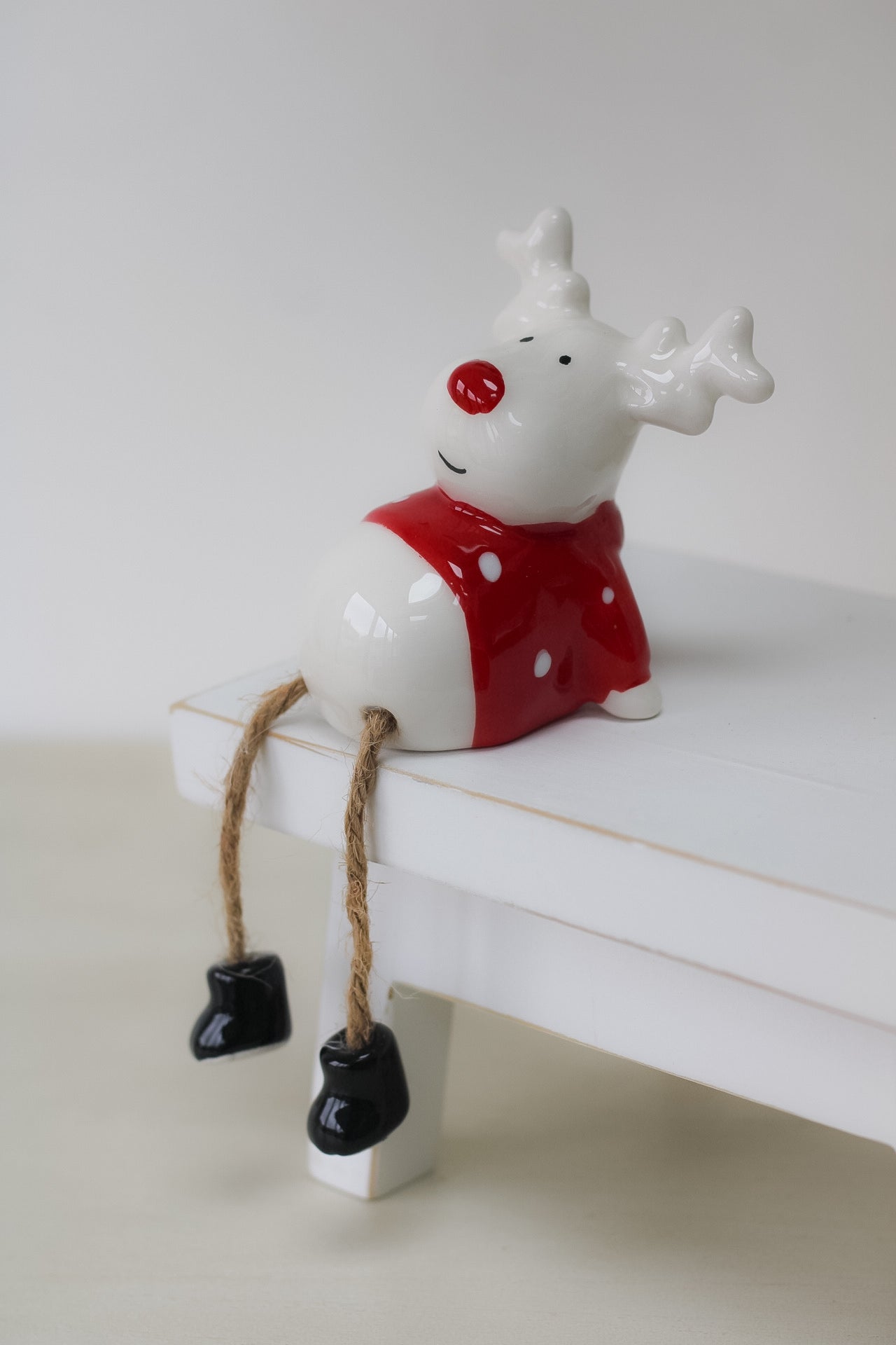 Dangly Legged Reindeer Ornament for festive christmas decor