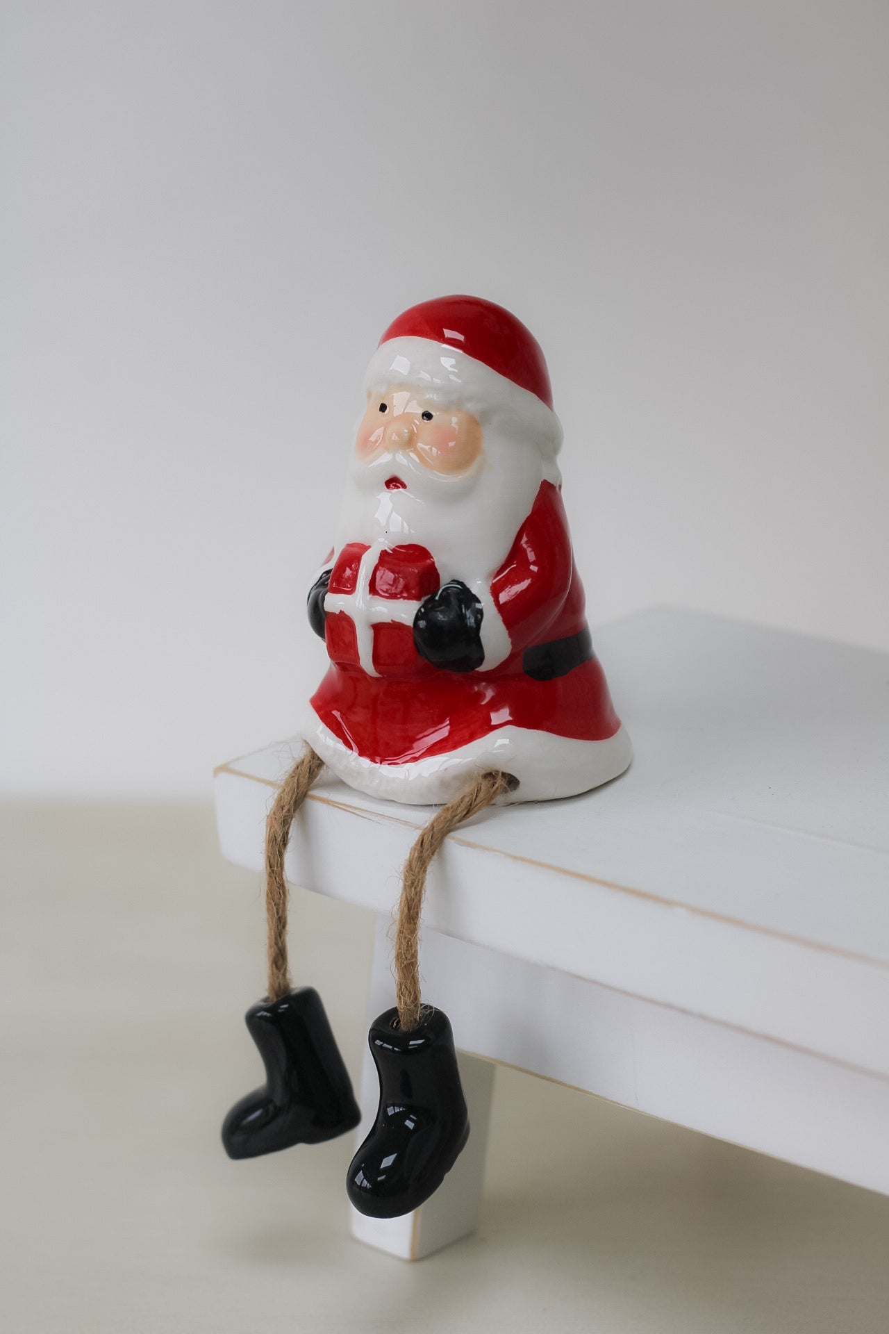 Dangly Legged Santa Ornament for christmas home decor