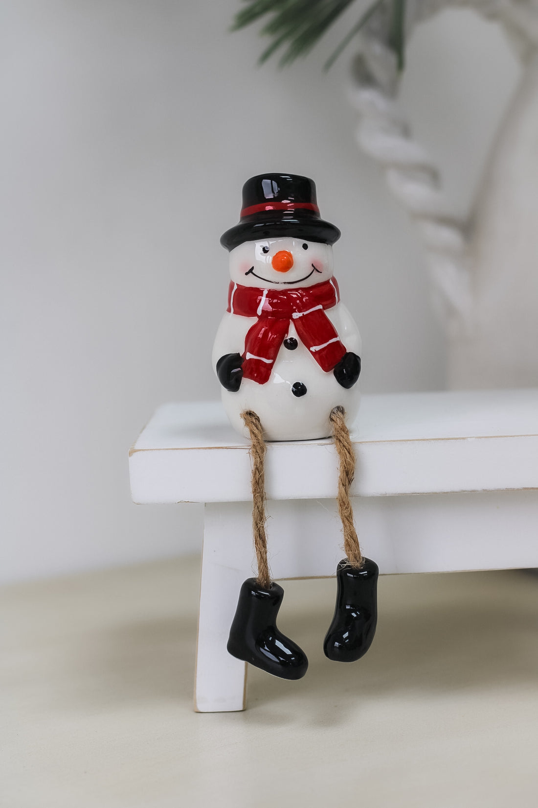 Dangly Legged Snowman Ornament for christmas home decor