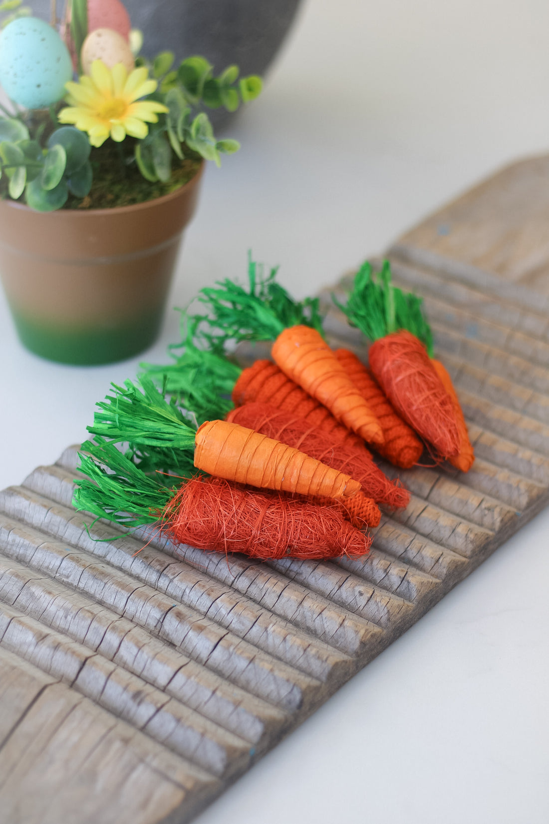 Decorative fabric carrots