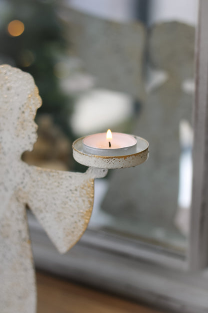 angel tea light holder