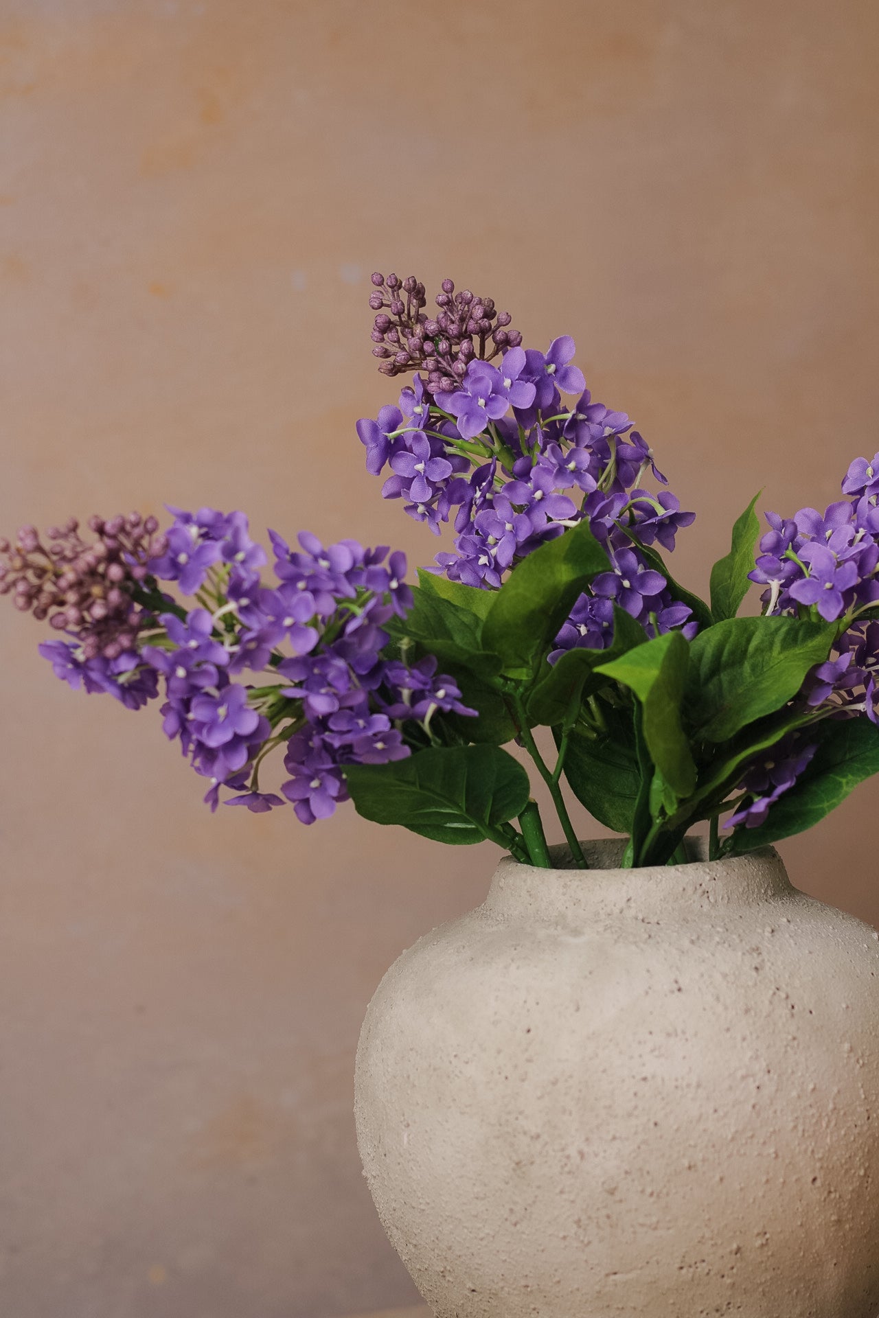 Faux Purple Lilac Stem