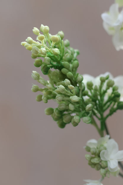 Faux White Lilac Spray