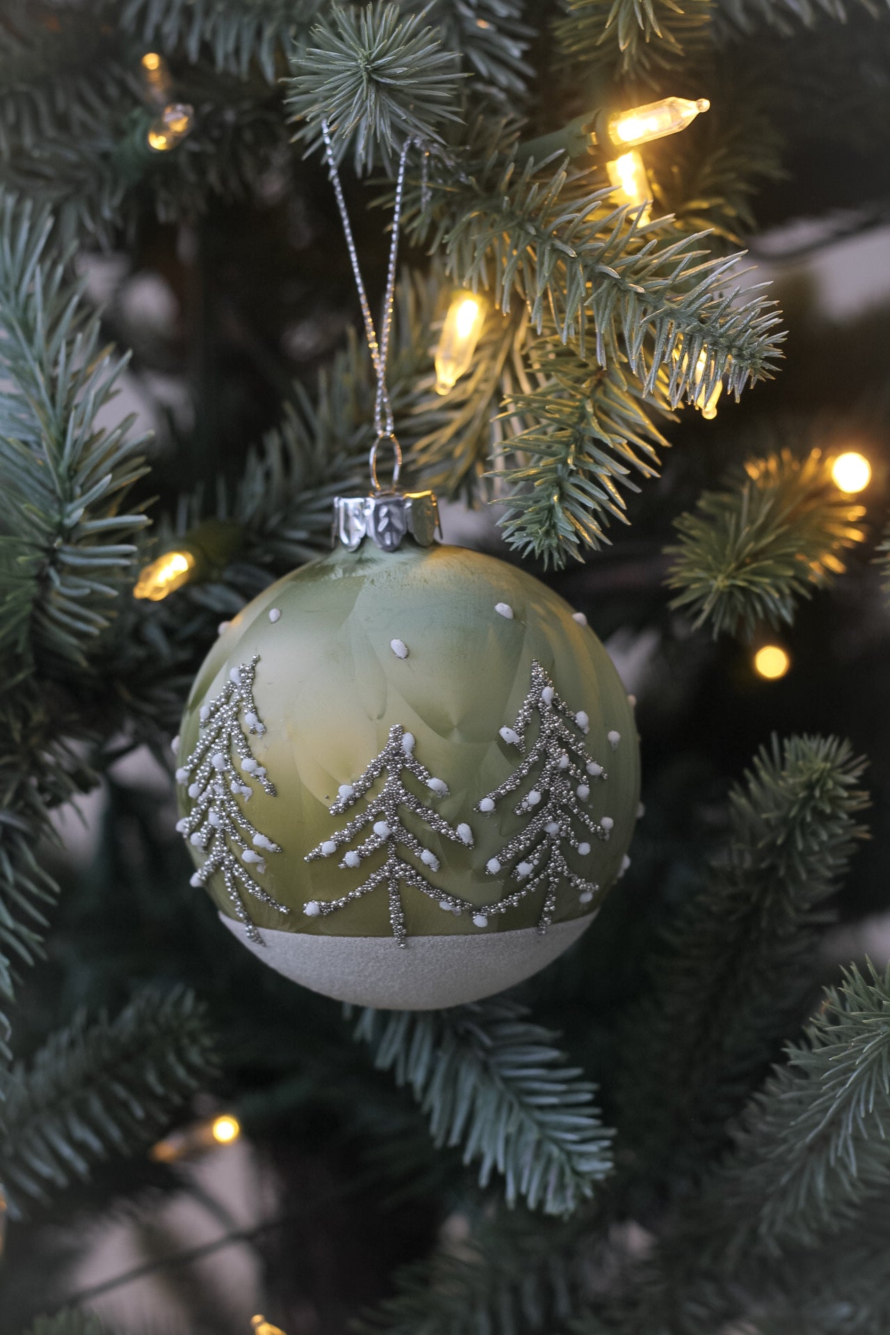 Green Christmas Tree Bauble