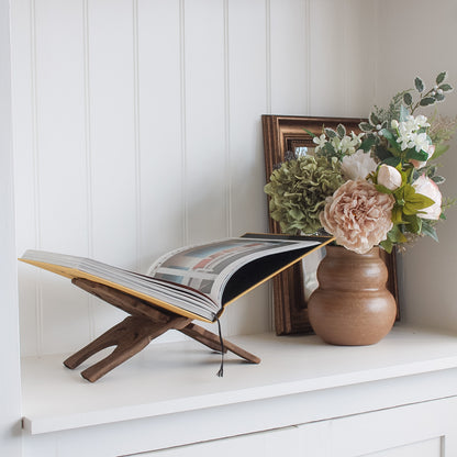 Reclaimed Wooden Book Stand