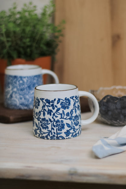 Azul Blue Patterned Mug