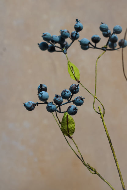 Deluxe Faux Blueberry Stem