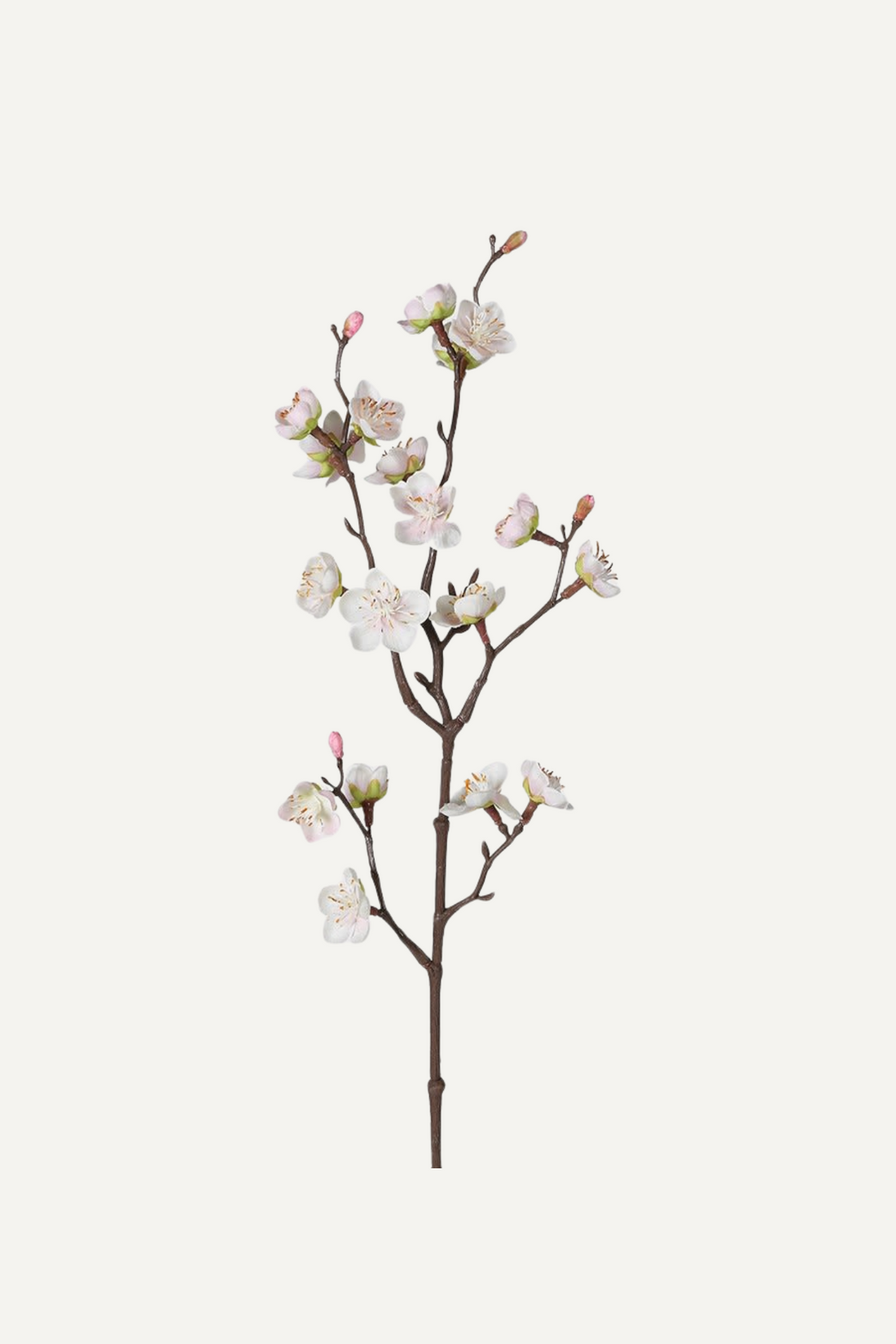 Faux Blush Plum Blossom Stem