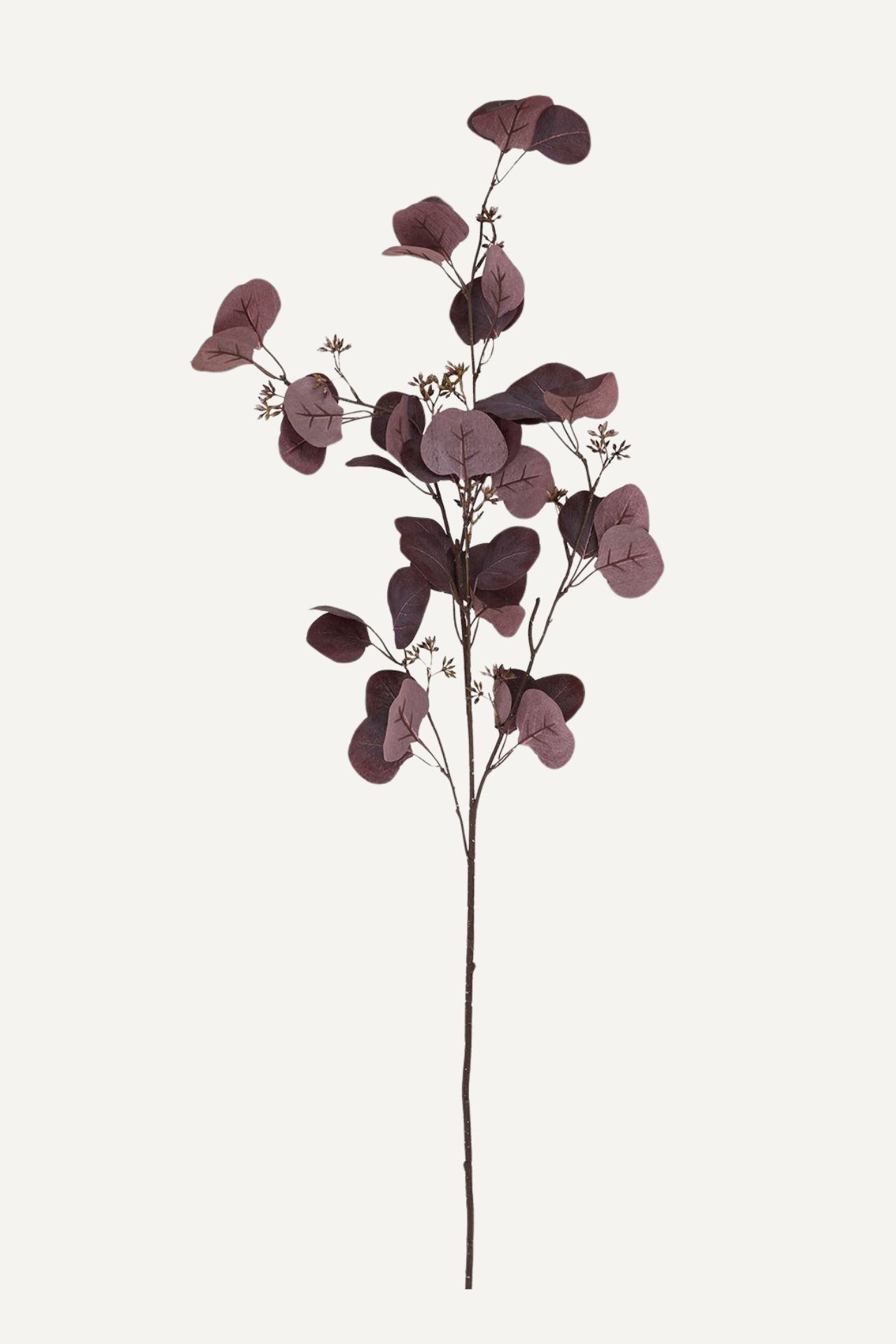 Faux Burgundy Berried Eucalyptus for autumn decor styling