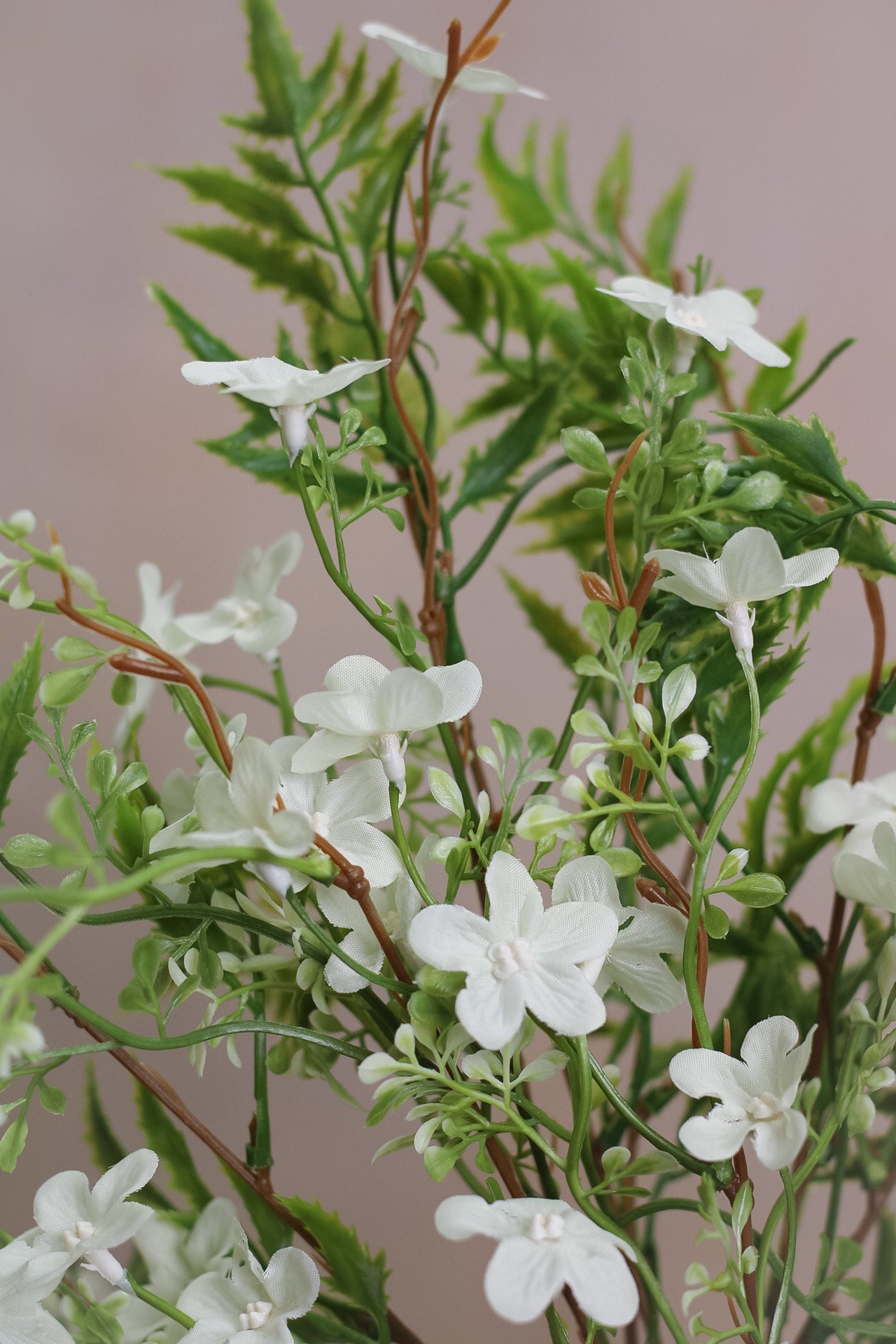 Faux Italian White Bell Flowers